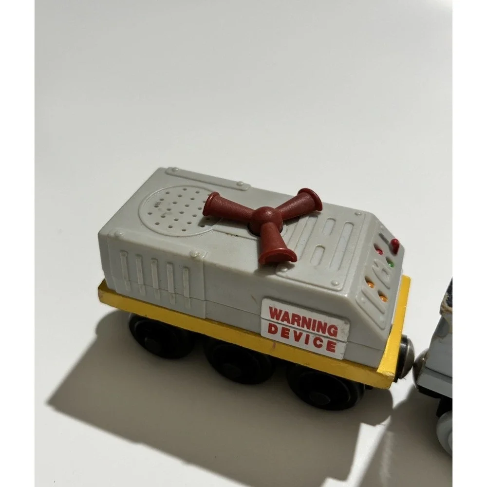 2 Lot Thomas & Friends Wooden Railway Train Tank Engine - Fog Horn Car + Spencer